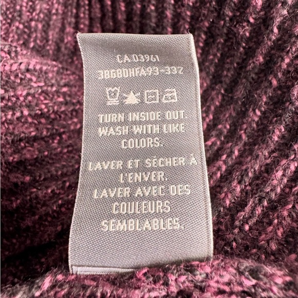 Denver Hayes Purple Knit Turtleneck Sweater Size Small NWT - Picture 4 of 7